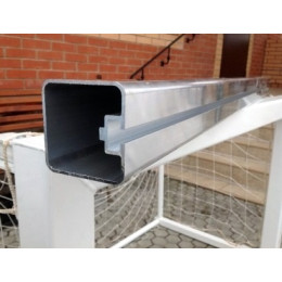 Ворота алюминиевые 5х2 м, профиль 80х80 мм, футбольные