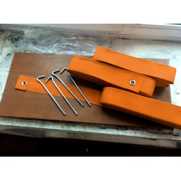 Разметка площадки для пляжного волейбола 8х16м - оранжевый (ленты)