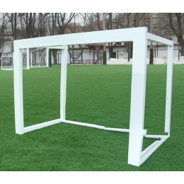 Ворота 1.8х1.2м алюминиевые 80X40 мм (цельные)