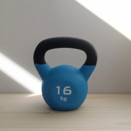 Гиря для кроссфит обрезиненная 16 кг