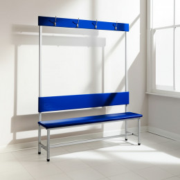 Мягкая скамейка для раздевалки 1,0м, односторонняя